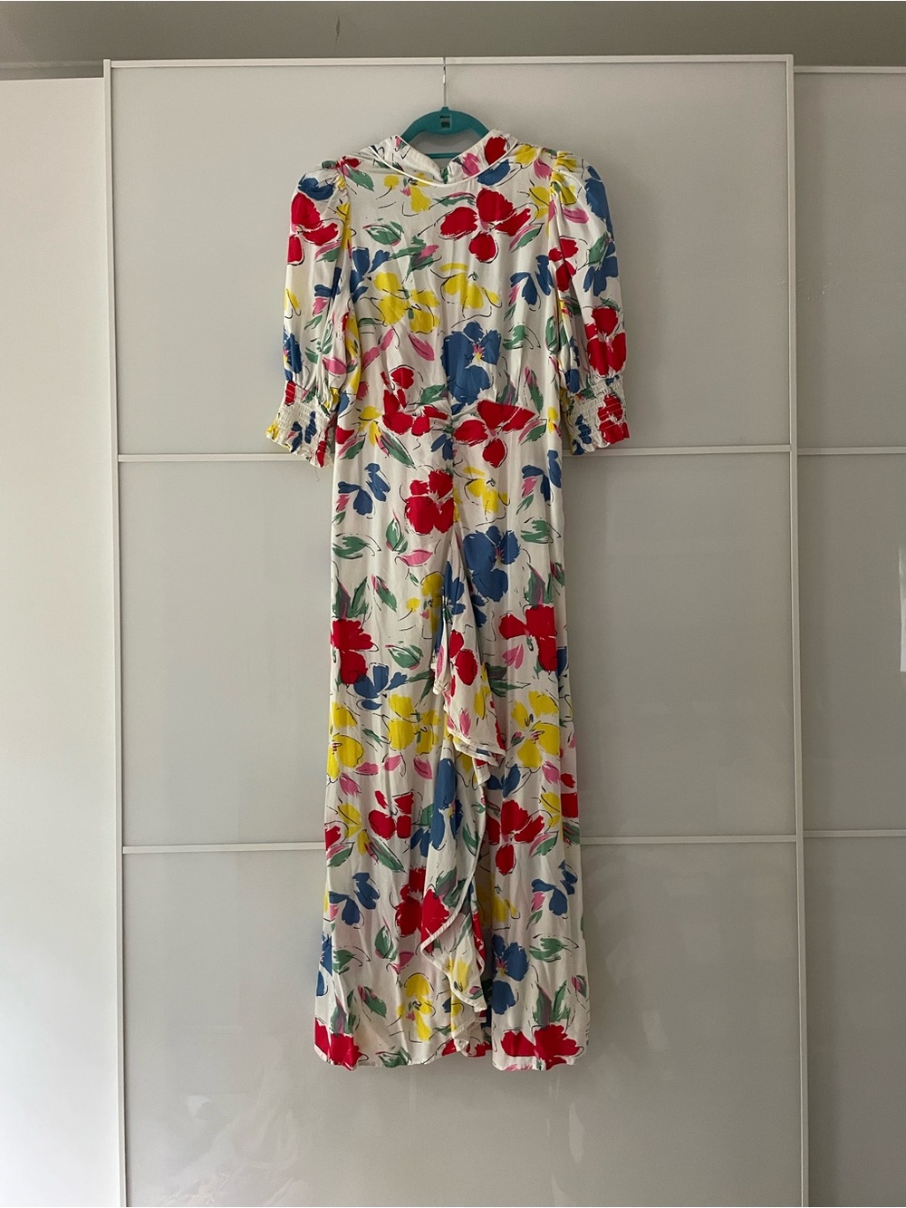 RIXO Ruffle Chiffon Dress Size 4